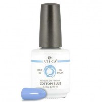 Гель лак Атіка № 075 Cotton Blue 15 мл