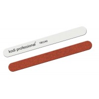 Пилка для нігтів пряма White/Brown 180/240