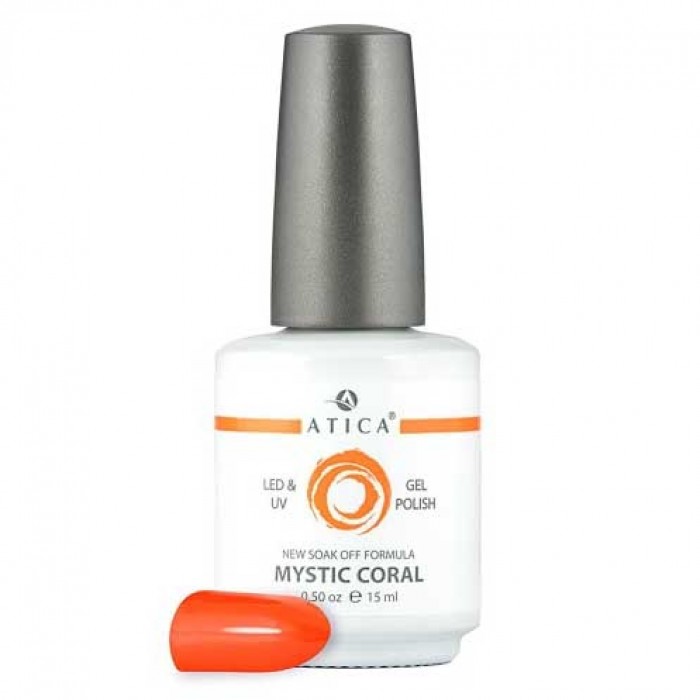 Гель лак Атіка № 046 Mystic Coral 7,5 мл