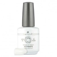 Гель лак Атика № 001 Ice White 15 мл