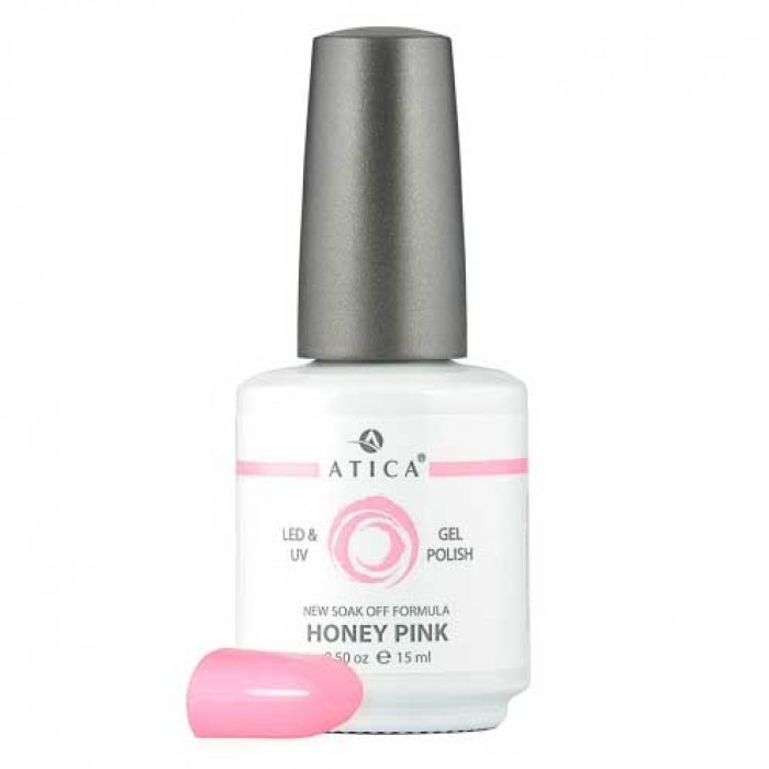 Гель лак Атіка № 007 Honey Pink 7,5 мл