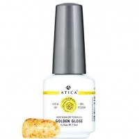Гель лак Атіка № 120 Golden gloss 7,5 мл