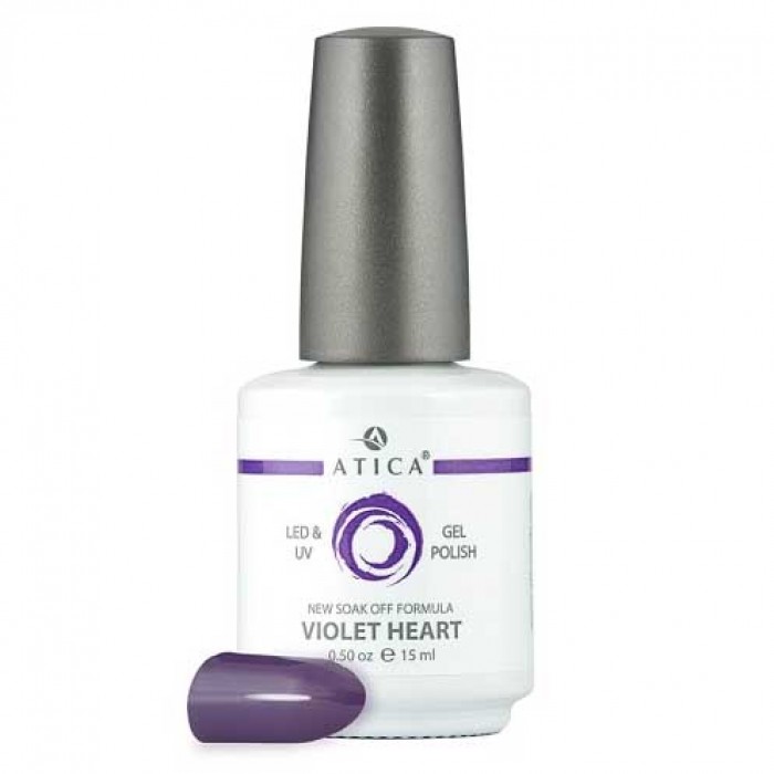 Гель лак Атіка № 008 Violet Heart 7,5 мл