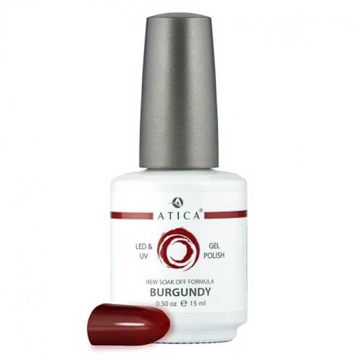 Гель лак Атіка № 029 Burgundy 7,5 мл