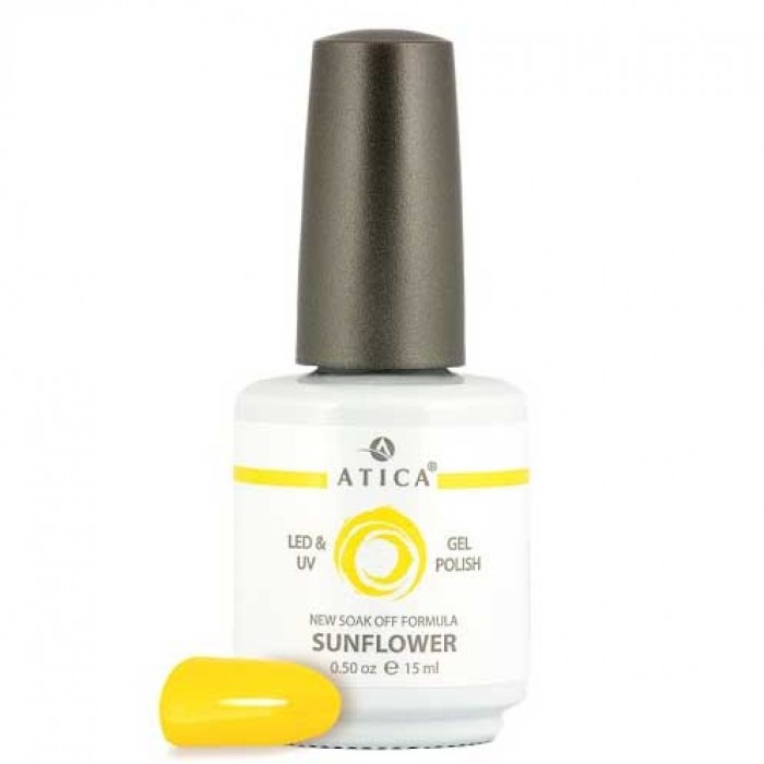 Гель лак Атика № 077 Sunflower 7,5 мл