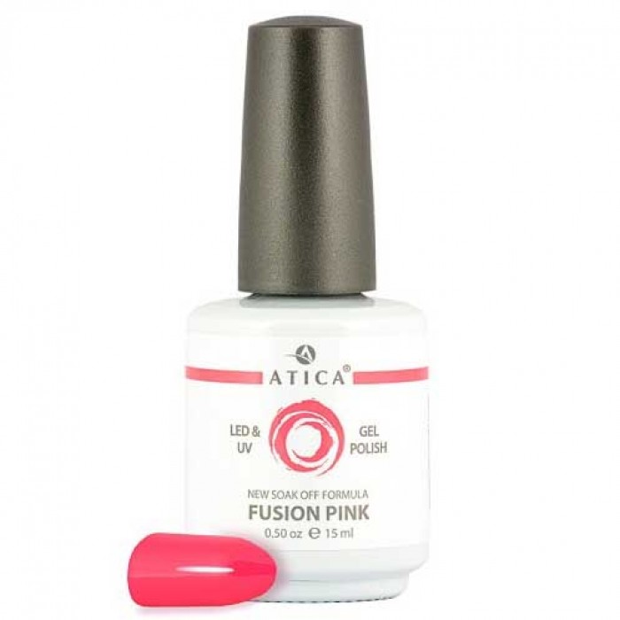 Гель лак Атика № 087 Fusion Pink 7,5 мл
