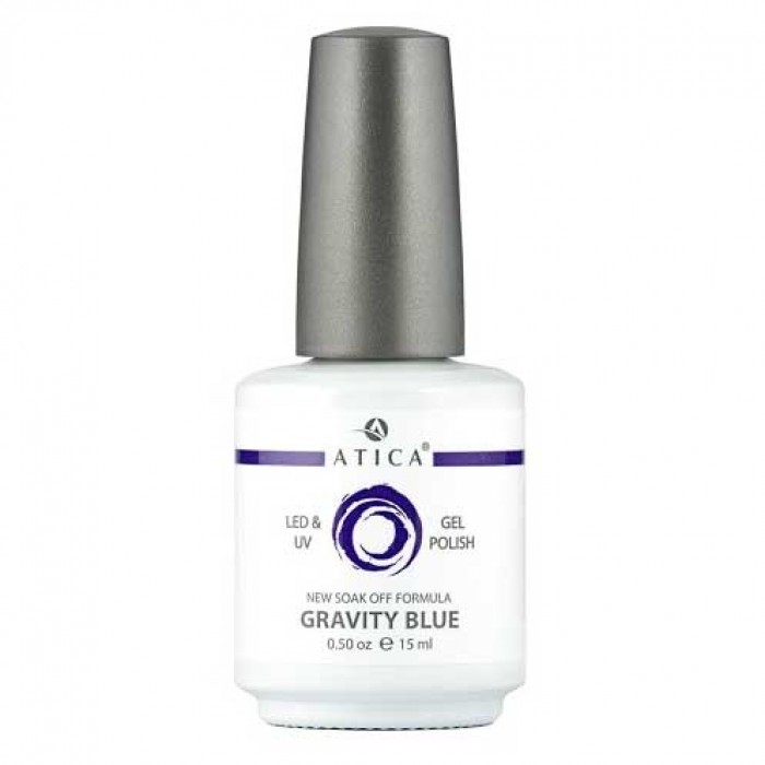 Гель лак Атіка № 041 Gravity Blue 7,5 мл