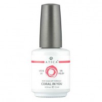 Гель лак Атіка № 071 Coral in You 7,5 мл