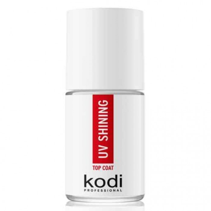 Верхнє покриття для акрилових нігтів UV Shining Top Coat 15 мл., KODI Professional
