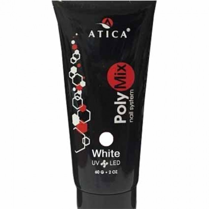 Акрігель Polymix White Atica, 60 мл