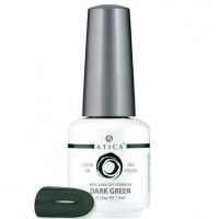 Гель лак Атіка № 135 Dark green 15 мл
