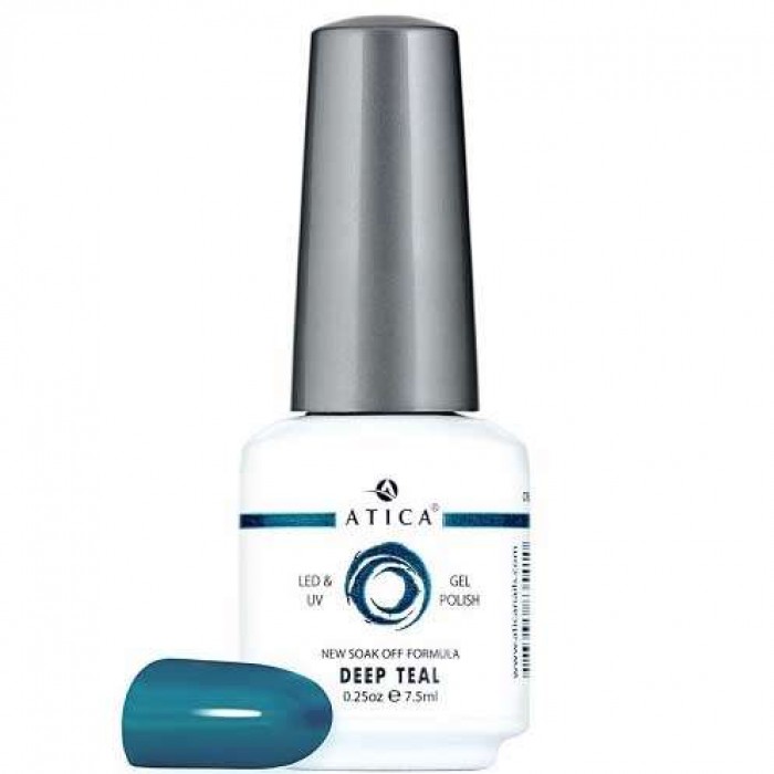 Гель лак Атіка № 101 Deep Teal 15 мл