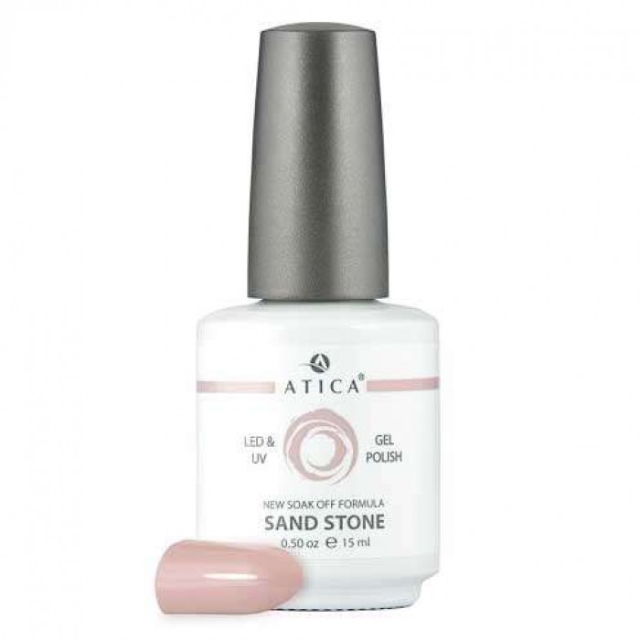 Гель лак Атіка № 019 Sand Stone 15 мл