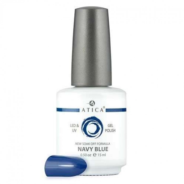 Гель лак Атіка № 049 Navy blue 15 мл