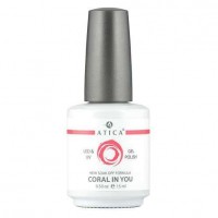 Гель лак Атіка № 071 Coral in You 15 мл