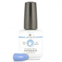 Гель лак Атика № 075 Cotton Blue 7,5 мл