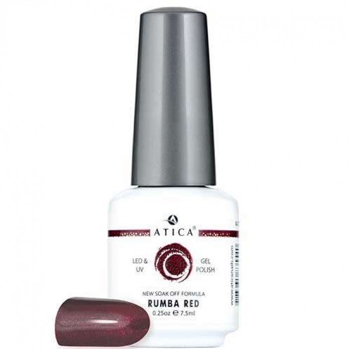 Гель лак Атика № 114 Rumba red 15 мл