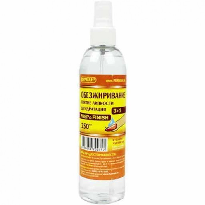 Обезжириватель Prep-Finish 3-в-1, Фурман, 250 мл
