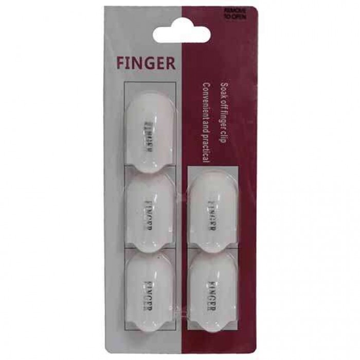 Затискачі для зняття гель-лаку Finger, 5 шт