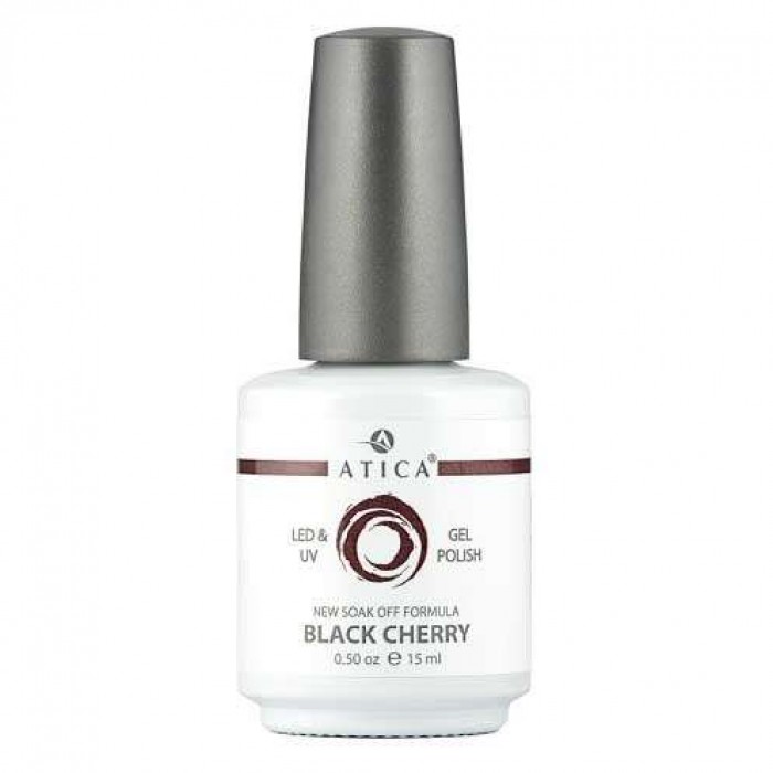 Гель лак Атика № 073 Black Cherry 15 мл