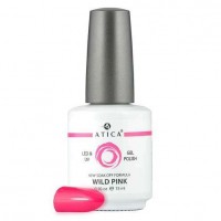 Гель лак Атика № 004 Wild Pink 15 мл