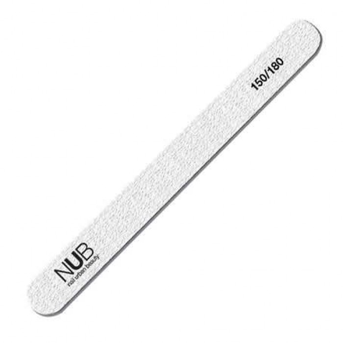 Пилочка пряма біла NUB 150/180