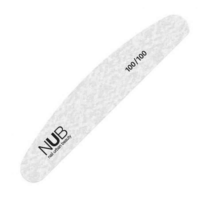 Пилочка півколо зебра жовта NUB 100/100