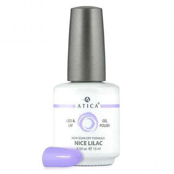 Гель лак Атіка № 035 Nice Lilac 15 мл