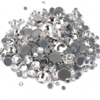 Кристали Crystall MIX ss3-ss12 для манікюру, 1440 шт