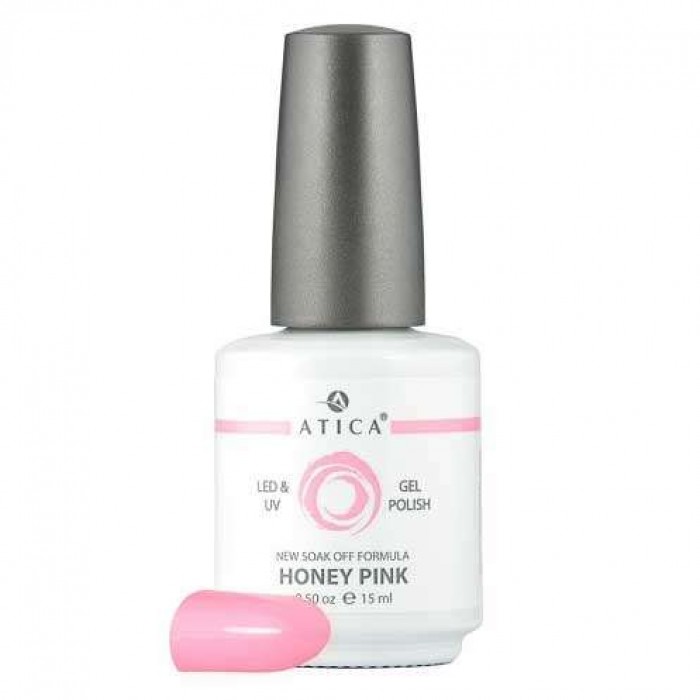 Гель лак Атіка № 007 Honey Pink 15 мл