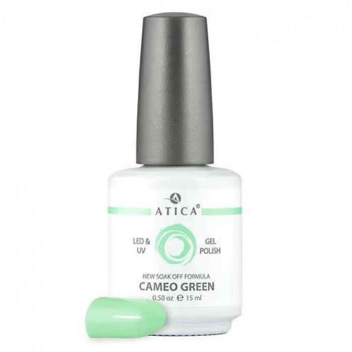 Гель лак Атика № 057 Cameo Green 15 мл