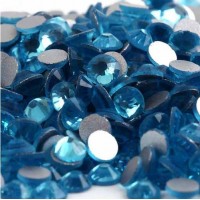 Кристалы Aquamarine ss3 для маникюра, 100 шт