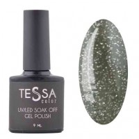 Гель-лак Tessa 9 мл № 073 - чорний із шиммером