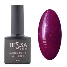 Гель-лак Tessa 9 мл № 044 - фиолетовый с микроблеском