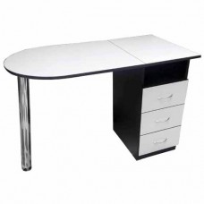 Манікюрний стіл Натхнення, біло-чорний