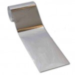 Переводная фольга для дизайна ногтей 1 м - серебро