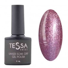 Гель-лак Tessa 9 мл № 038 - фиолетовый с шиммером