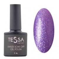 Гель-лак Tessa 9 мл № 137 - сиреневый с микроблеском