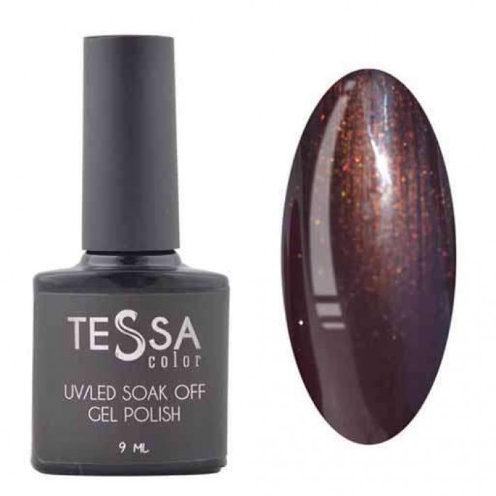 Гель-лак Tessa 9 мл № 029 - коричневый с шиммером