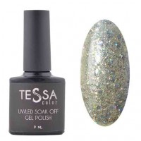 Гель-лак Tessa 9 мл № 100 - цветные блестки
