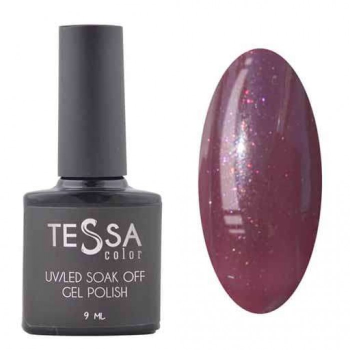 Гель-лак Tessa 9 мл №062 - бордовий з шиммером