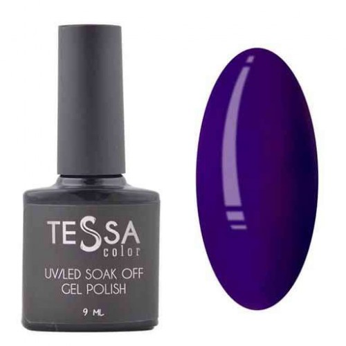 Гель-лак Tessa 9 мл № 082 - фиолетово-черный