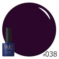 Гель-лак NUB №038 BLUEBERRY PIE, 8 мл