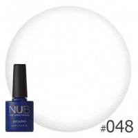 Гель-лак NUB №048 WHITHE COLLAR, 8 мл