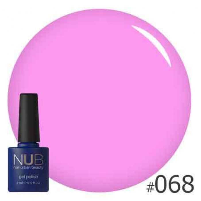 Гель-лак NUB №068 ADVERTISING PINK, 8 мл