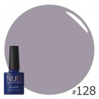 Гель-лак NUB №128 CLOUDY GREY, 8 мл