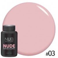 База камуфлююча NUB NUDE Rubber Base Coat 30мл # 03