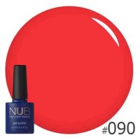 Гель-лак NUB №090 FAMOUS RED, 8 мл