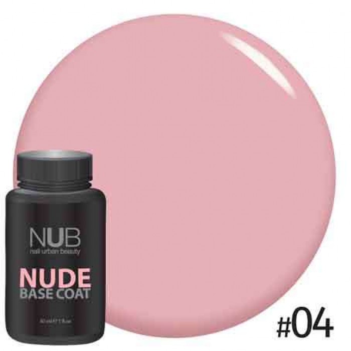 База камуфлирующая NUB NUDE Rubber Base Coat 30мл # 04