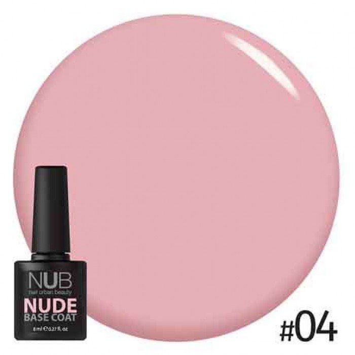 База камуфлююча NUB NUDE Rubber Base Coat 8мл # 04
